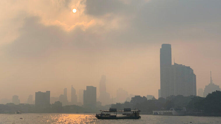 contaminación en Bangkok