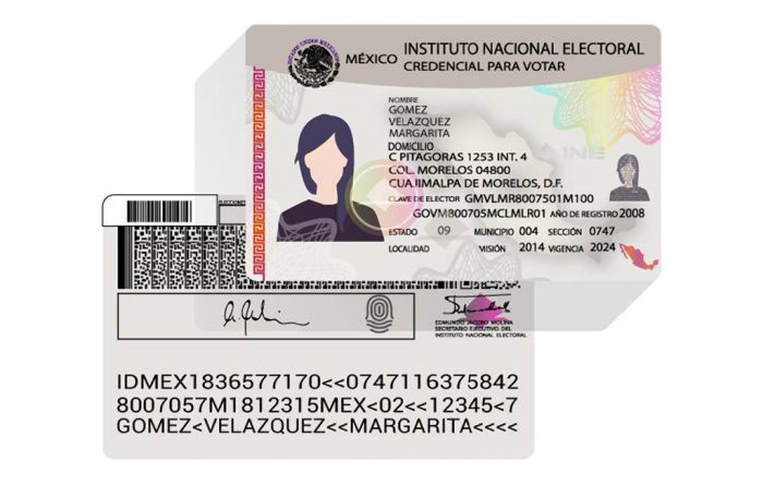 credencial del INE