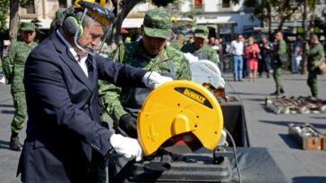 José Luis Urióstegui destrucción de armas