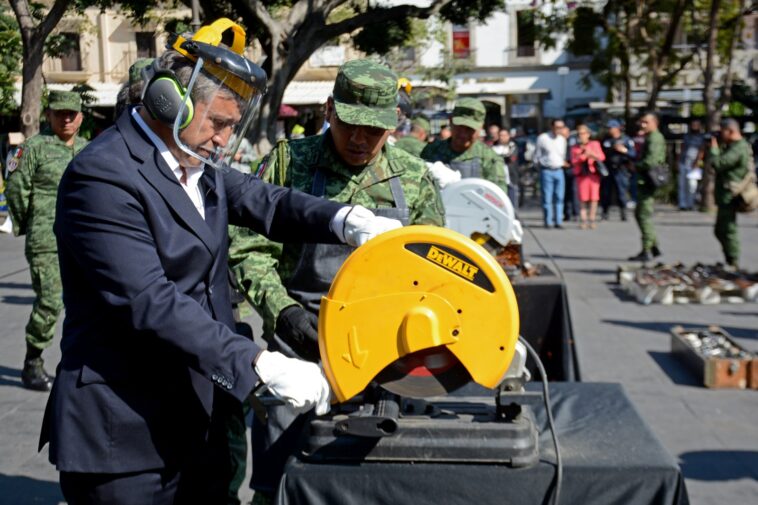 José Luis Urióstegui destrucción de armas