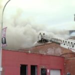 Incendio en edificio deja a un bombero sin v1d*