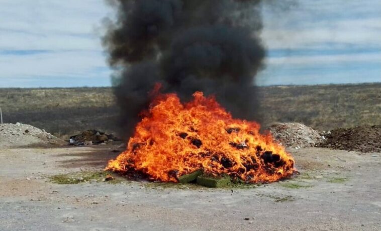 objetos incinerados