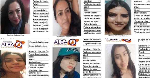 identidades de las mujeres desaparecidas en celaya