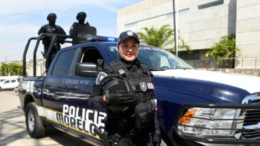policía Morelos patrulla