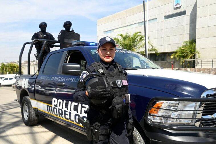 policía Morelos patrulla