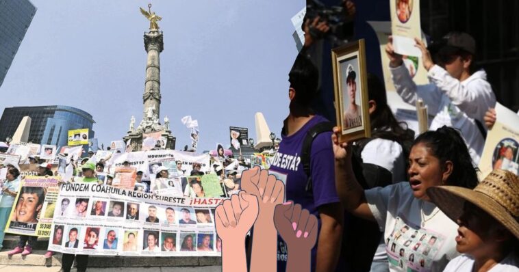 Madres buscadoras marchan en CDMX