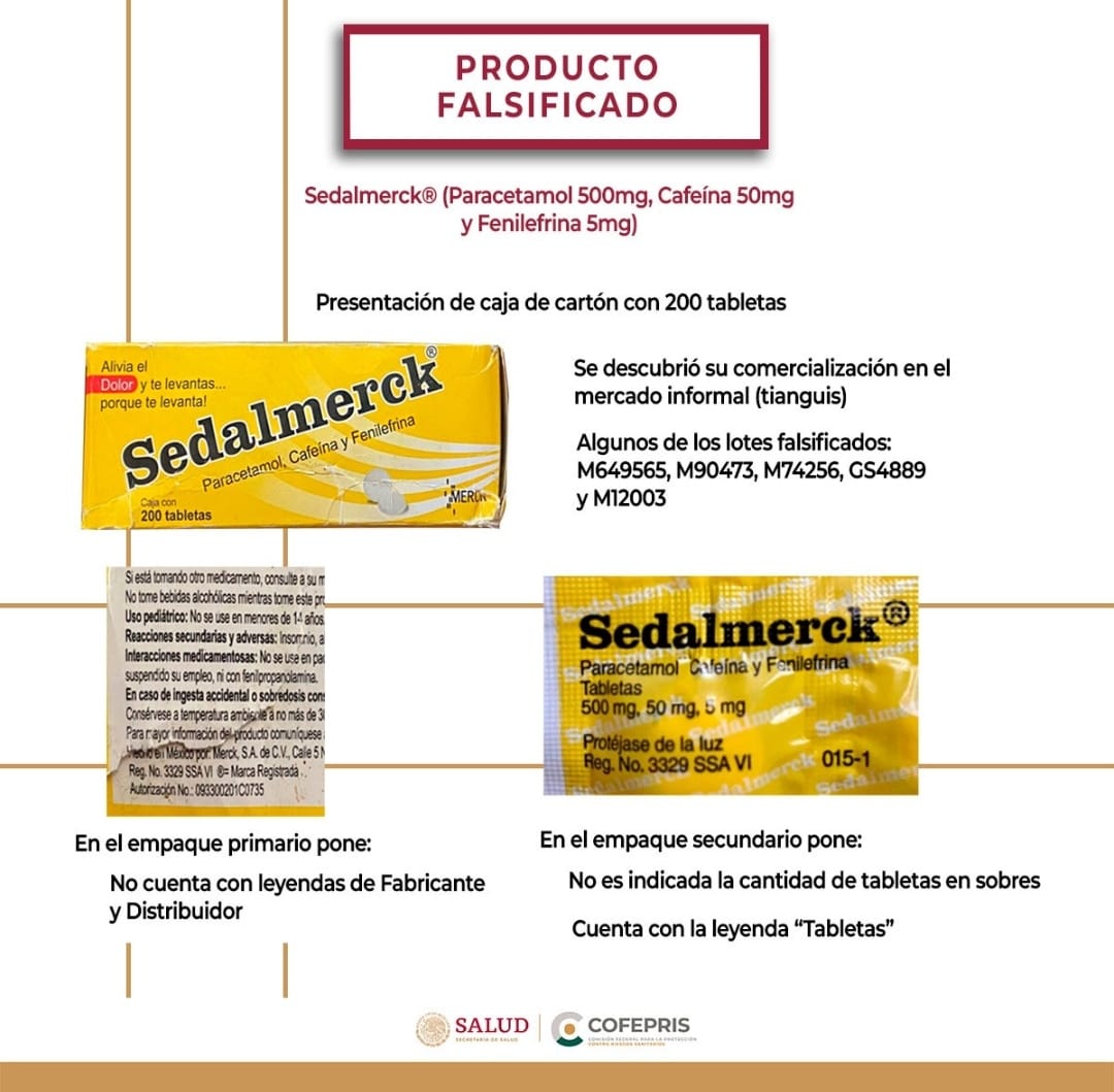 Sedalmerck falso