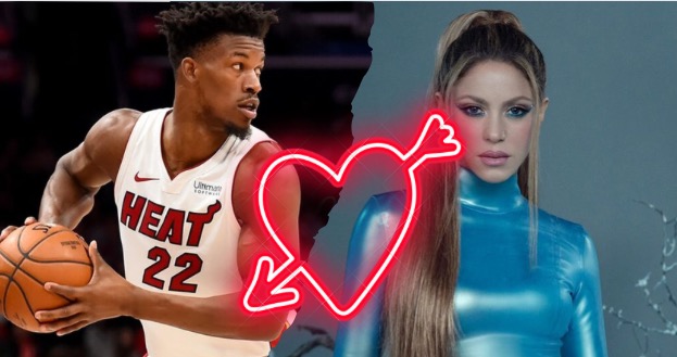 shakira y Jimmy Butler