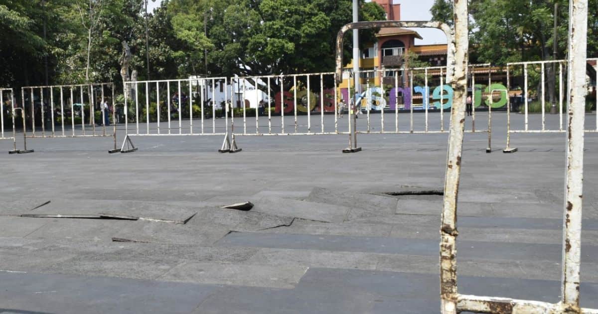 Se levanta suelo en Centro de Cuernavaca