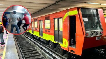 (VIDEO): Captan riña en el Metro de CDMX línea 2