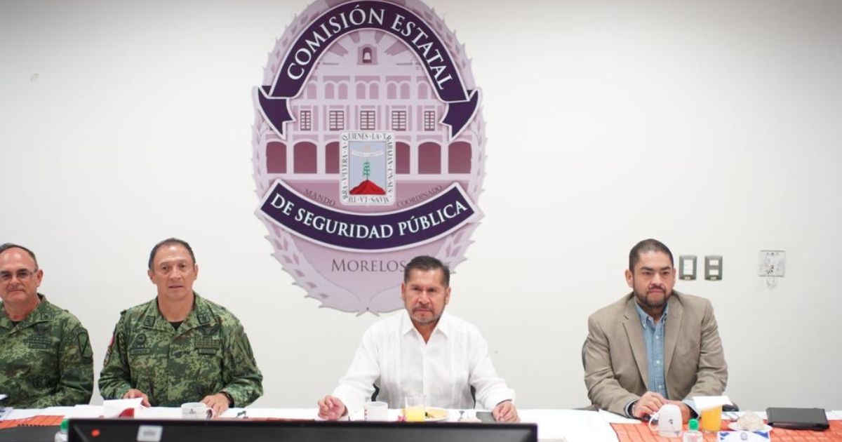 Evalúan estrategia de seguridad en Morelos