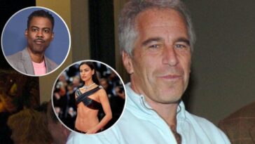 chris rock, irina shayk y Jeffrey Epstein