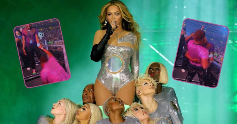 pareja de gay se compromete en condierto de Beyoncé