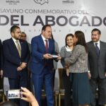 Acude gobernador a la celebración de la Barra de Abogados del Estado de Morelos