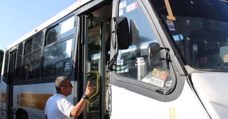 Alcoholímetro en transporte público