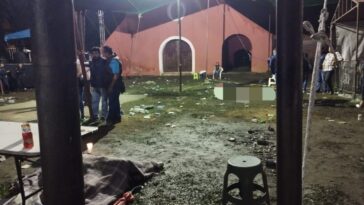 Asesinan a dos personas durante un baile en Tlayacapan