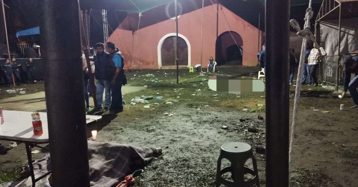 Asesinan a dos personas durante un baile en Tlayacapan