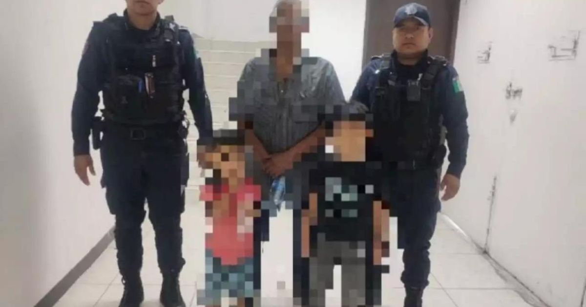 Detienen a pareja tras atar a dos niños de pies y manos