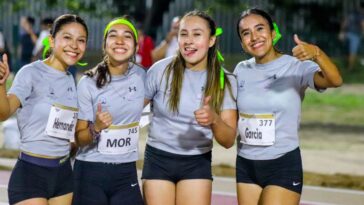 Equipo de atletismo femenil ganan medalla de Bronce para Morelos