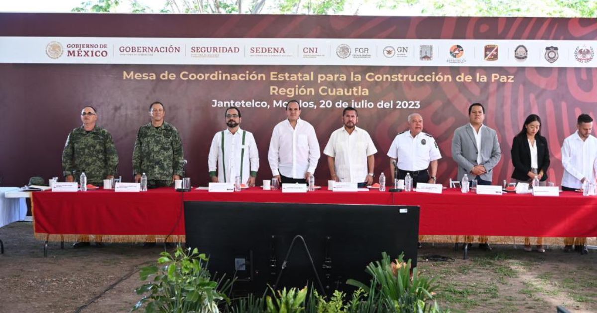 Gobierno de México reconoce el trabajo del gobernador de Morelos