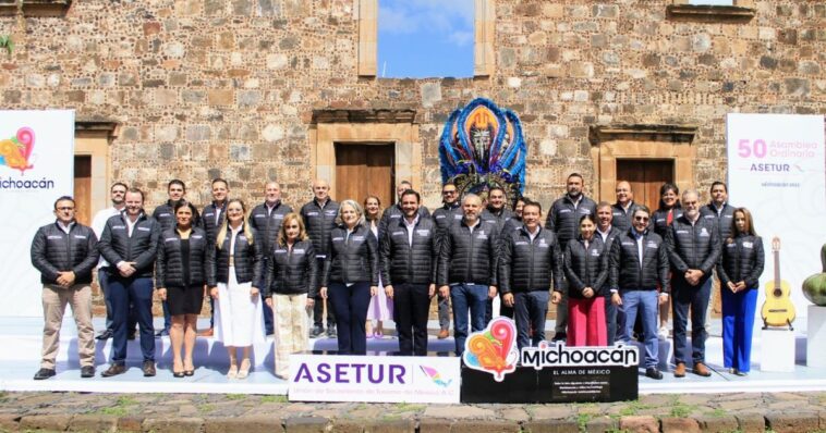 Participa Morelos en la 50ª asamblea de Asetur en Michoacán