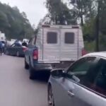 Presunto asalto masivo en la autopista Puebla-Orizaba