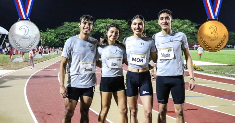 Selección Morelense de Atletismo gana plata y bronce en Nacionales CONADE 202