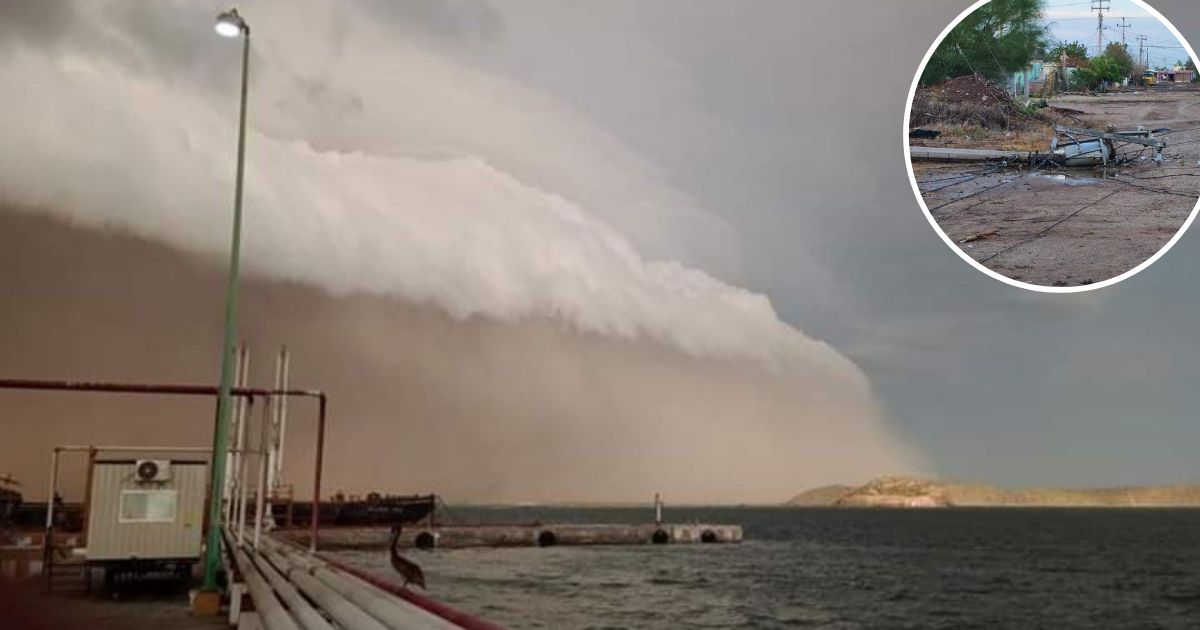 Tormenta de arena en Sonora