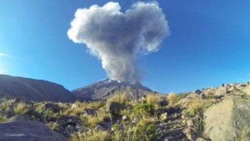 Inicia volcán Ubinas