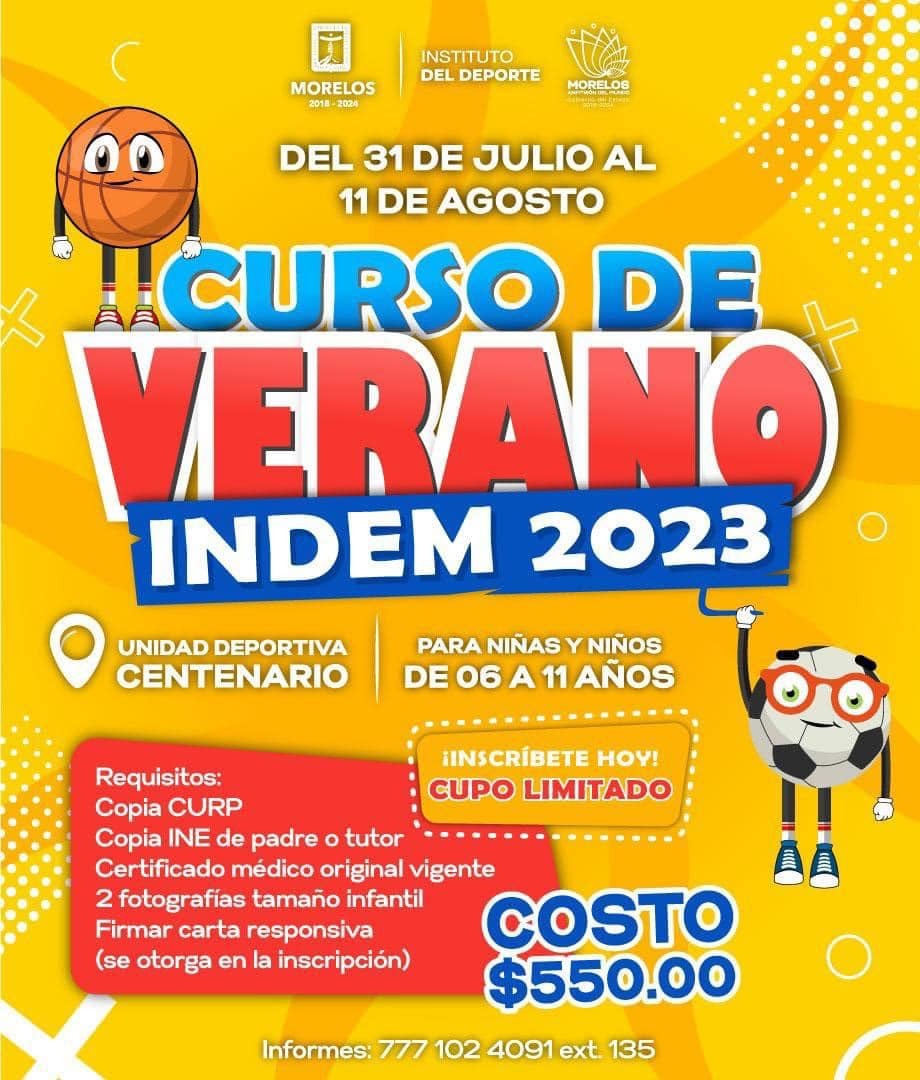 Indem impartirá curso de verano