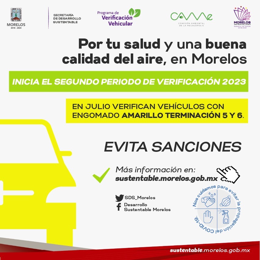 Da inicio el segundo periodo de verificación vehicular 