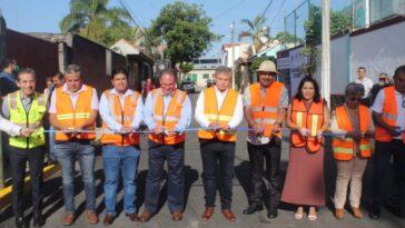 Entrega Ayuntamiento de Cuernavaca obra de pavimentación en colonia Lázaro Cárdenas