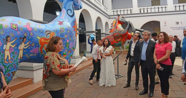 Exponen las obras “Monumentales” de artesanos morelenses