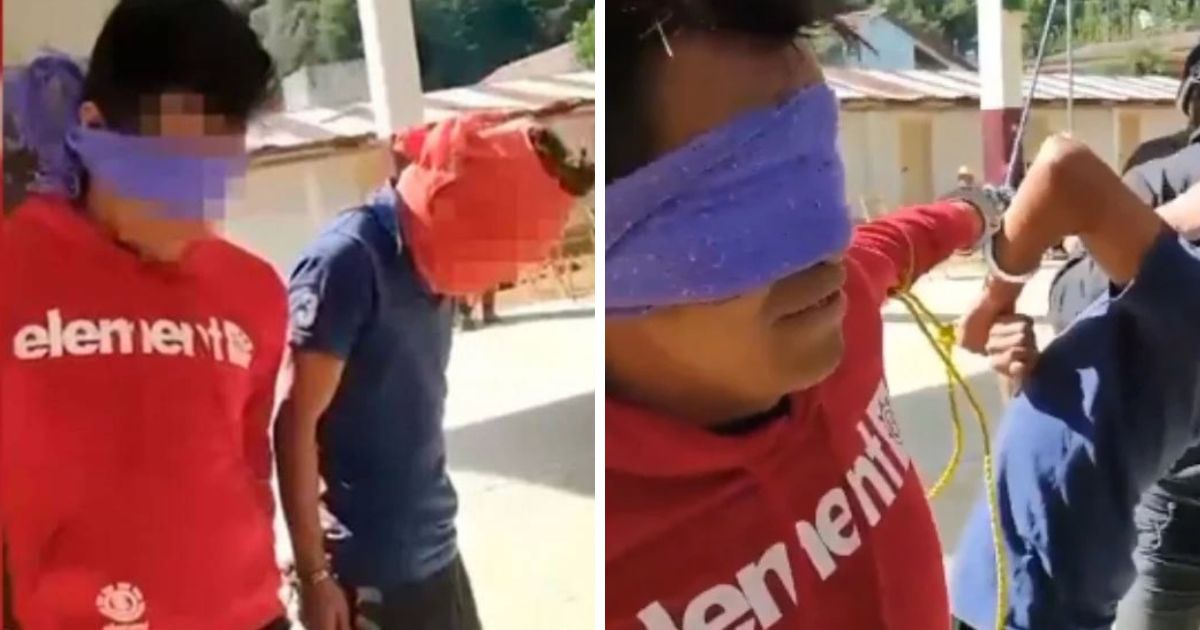 Hombre retenidos