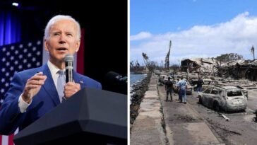 Joe Biden sobre incendios en Hawái