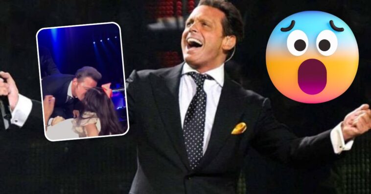 Luis miguel besa a fan en argentina