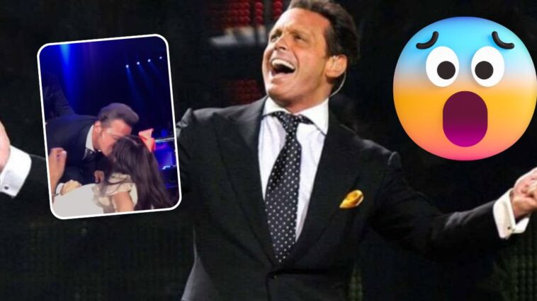 Luis miguel besa a fan en argentina