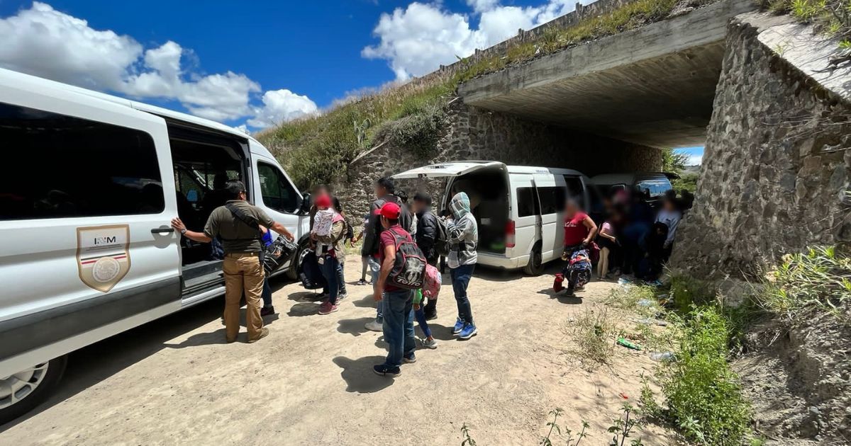 Migrantes interceptados