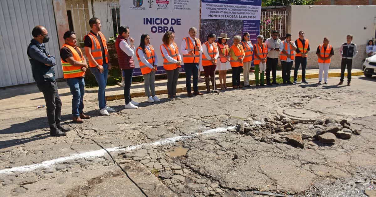 Obra en calle Narciso Mendoza