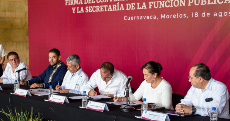 Tras firma de convenio se facilitarán los procesos de transparencia gubernamental