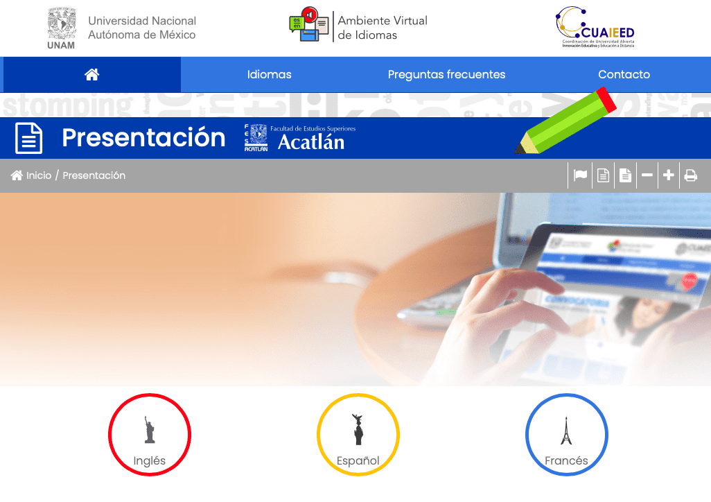 ingles gratis unam