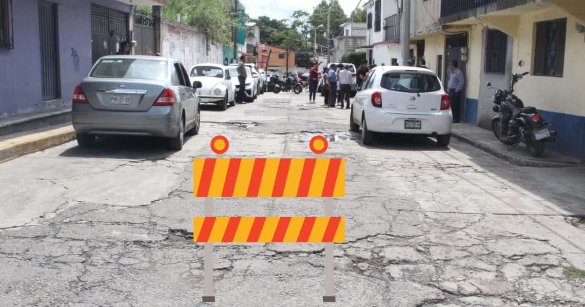 Pavimentación de callle en Antoio Barona