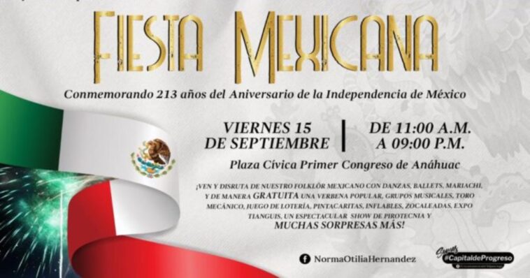 Festejo patrio en Chilñpancingo