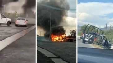Bloqueos en carretera nacional