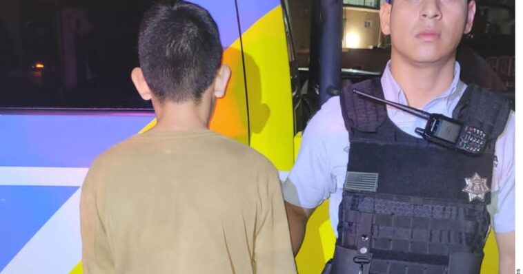 Capturan a niño asaltante