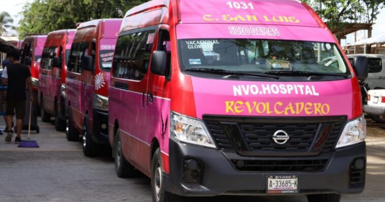 Transporte rosa Aapulco