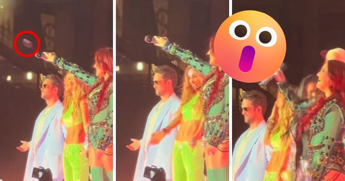 Fan avienta objeto a Anahí en pleno escenario