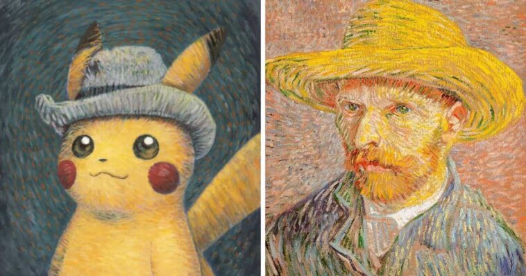 Pokemon en Van Gogh