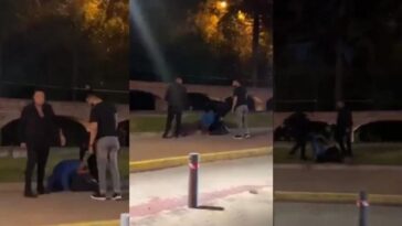 (VIDEO): Cadeneros golpean a joven en Puebla