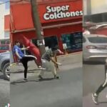 (VIDEO): Captan riña y golpean a mujer en Escobedo